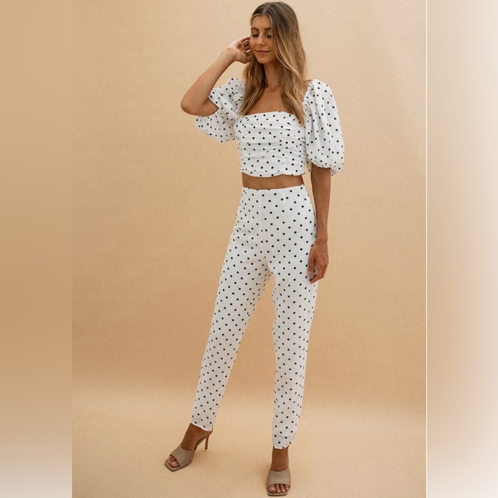 Sabo Skirt Polka Dot 2 Piece Set